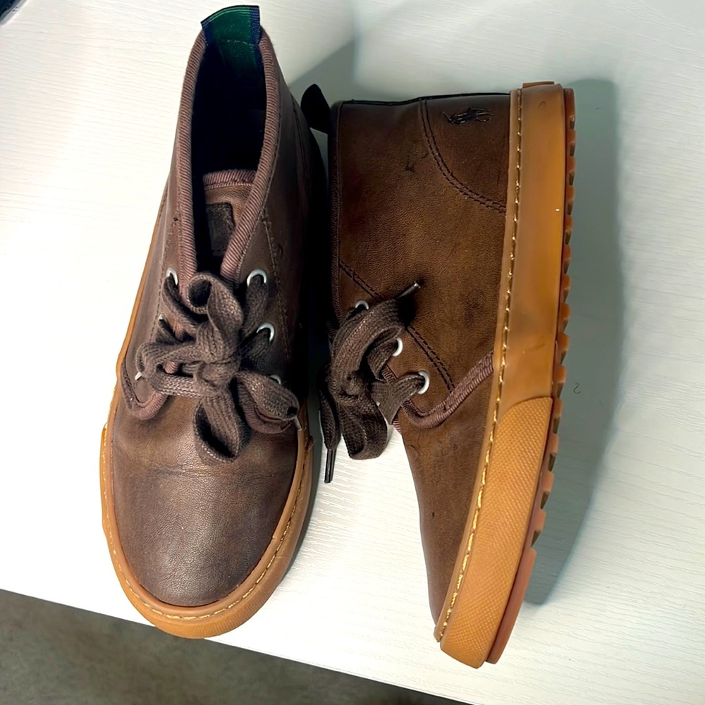 Ralph Lauren Polo High Top Leather Shoes